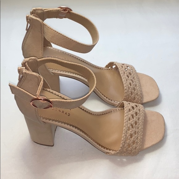 LAST ONE AVAILABLE - New Women's LC Lauren Conrad Block Heel Sandals Size 9.5 - Picture 4 of 11
